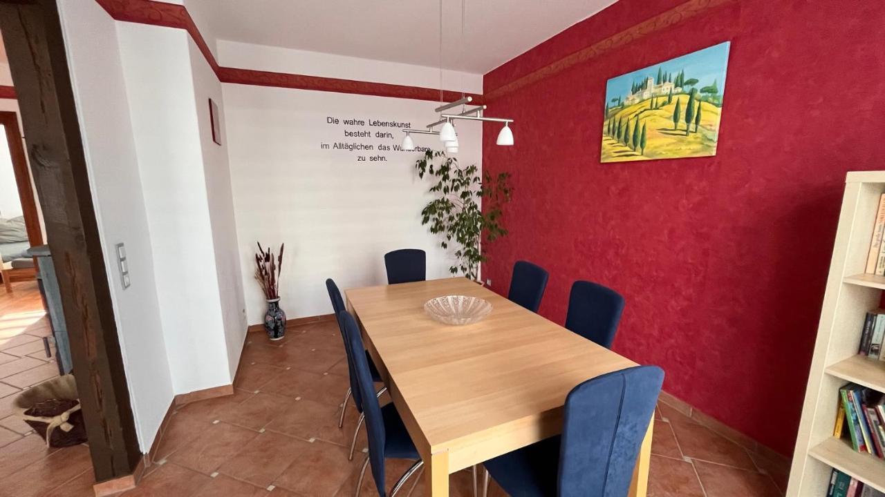 Ferienwohnung Am Bodetal Mit Wallbox Fuer E-Auto ثال المظهر الخارجي الصورة
